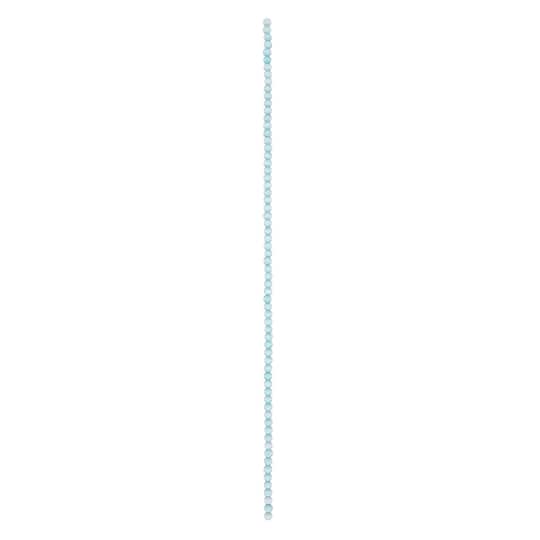 Light Blue Quartz Round Beads by Bead Landing